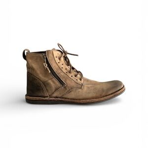 JOHN VARVATOS Barrett Brown Leather Boots